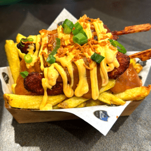 Frietje saté indo style